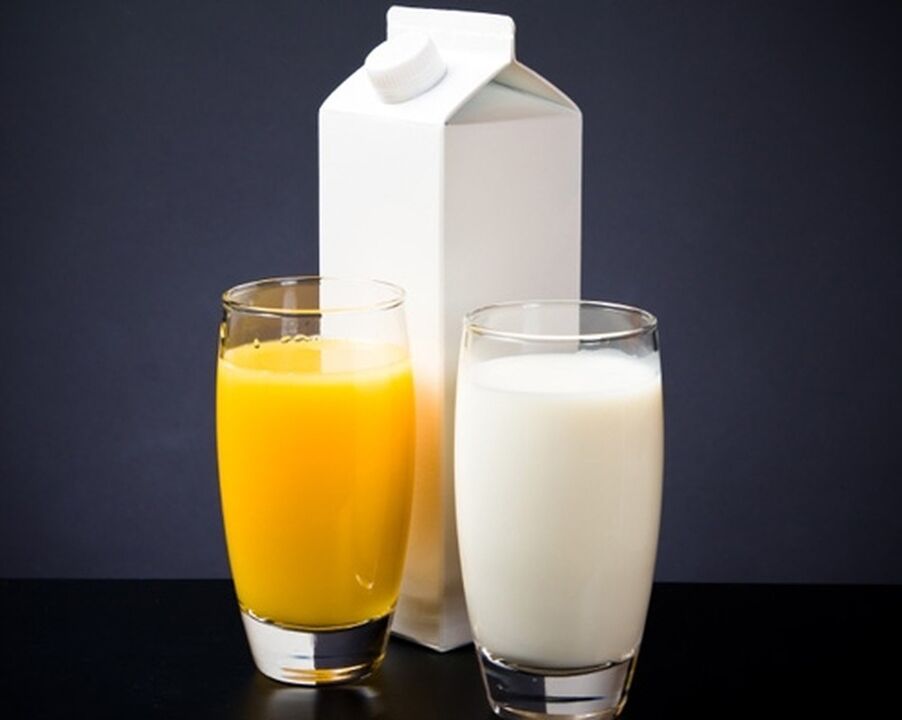 Süt ve havuç suyu, erkek gücünü artıran bir kokteylin bileşenleridir. 